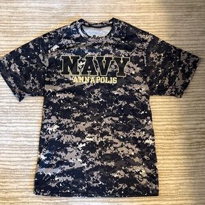 Navy Annapolis Camouflage Youth Large Shirt